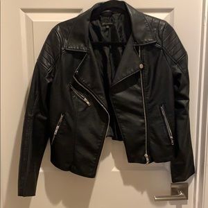 Faux Leather Jacket